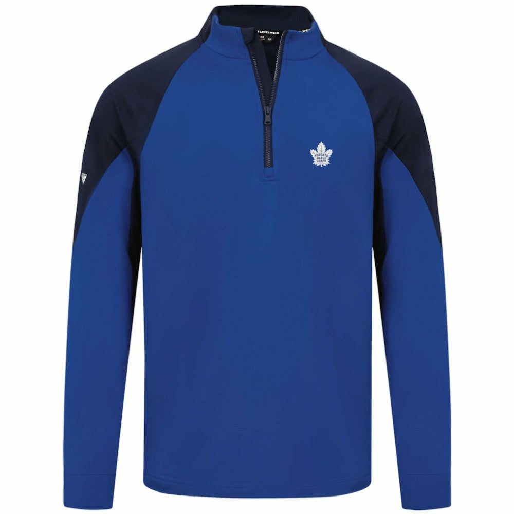 Toronto Maple Leafs Levelwear Cadet Insignia Core Quarter-Zip Pullover Top - Blue Pullover