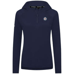 Winnipeg Jets Levelwear Women's Raven Insignia Core Quarter-Zip Jacket - Navy Jackets
