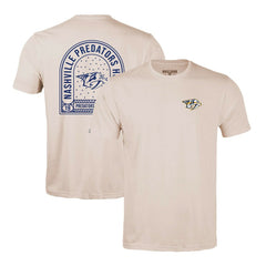 Nashville Predators Levelwear Richmond Stained Glass T-Shirt - Khaki T-shirts