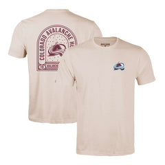 Colorado Avalanche Levelwear Richmond Stained Glass T-Shirt - Khaki T-shirts