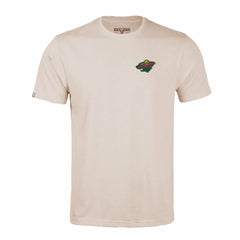 Minnesota Wild Levelwear Richmond Stained Glass T-Shirt - Khaki T-shirts