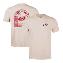 Carolina Hurricanes Levelwear Richmond Stained Glass T-Shirt - Khaki T-shirts