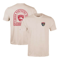 Florida Panthers Levelwear Richmond Stained Glass T-Shirt - Khaki T-shirts