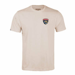 Florida Panthers Levelwear Richmond Stained Glass T-Shirt - Khaki T-shirts
