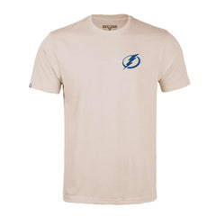 Tampa Bay Lightning Levelwear Richmond Stained Glass T-Shirt - Khaki T-shirts