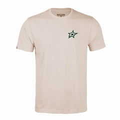 Dallas Stars Levelwear Richmond Stained Glass T-Shirt - Khaki T-shirts