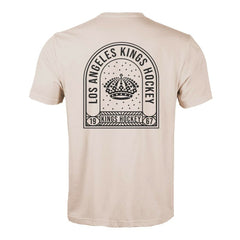Los Angeles Kings Levelwear Richmond Stained Glass T-Shirt - Khaki T-shirts