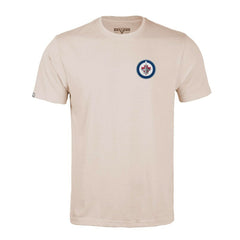 Winnipeg Jets Levelwear Richmond Stained Glass T-Shirt - Khaki T-shirts