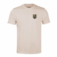 Vegas Golden Knights Levelwear Richmond Stained Glass T-Shirt - Khaki T-shirts