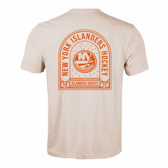 New York Islanders Levelwear Richmond Stained Glass T-Shirt - Khaki T-shirts
