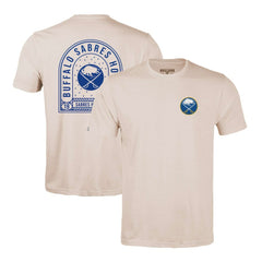 Buffalo Sabres Levelwear Richmond Stained Glass T-Shirt - Khaki T-shirts