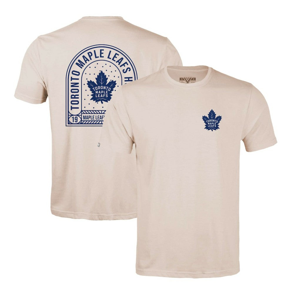 Toronto Maple Leafs Levelwear Richmond Stained Glass T-Shirt - Khaki T-shirts