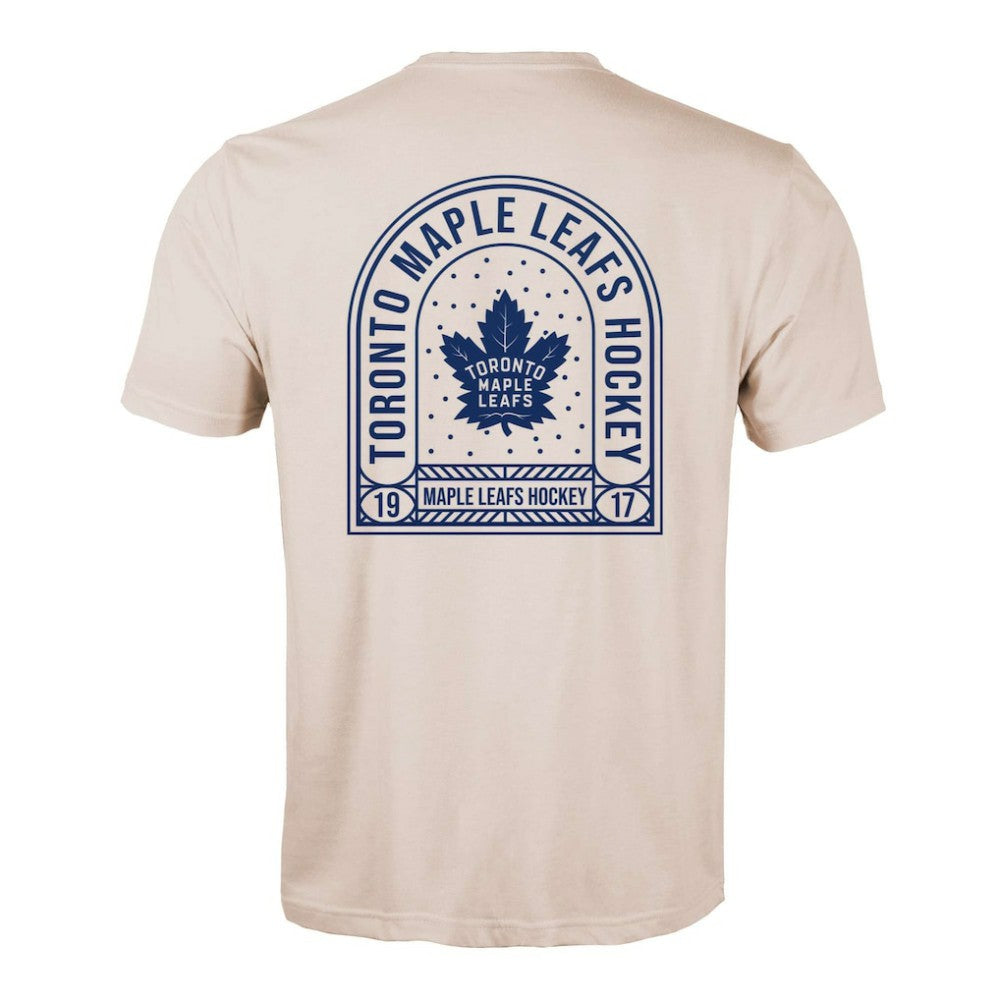 Toronto Maple Leafs Levelwear Richmond Stained Glass T-Shirt - Khaki T-shirts