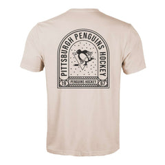 Pittsburgh Penguins Levelwear Richmond Stained Glass T-Shirt - Khaki T-shirts