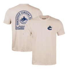 Vancouver Canucks Levelwear Richmond Stained Glass T-Shirt - Khaki T-shirts