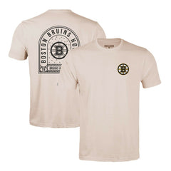 Boston Bruins Levelwear Richmond Stained Glass T-Shirt - Khaki T-shirts