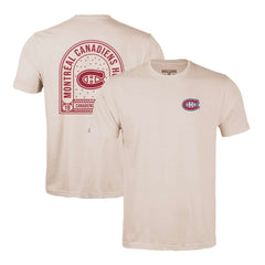 Montreal Canadiens Levelwear Richmond Stained Glass T-Shirt - Khaki T-shirts