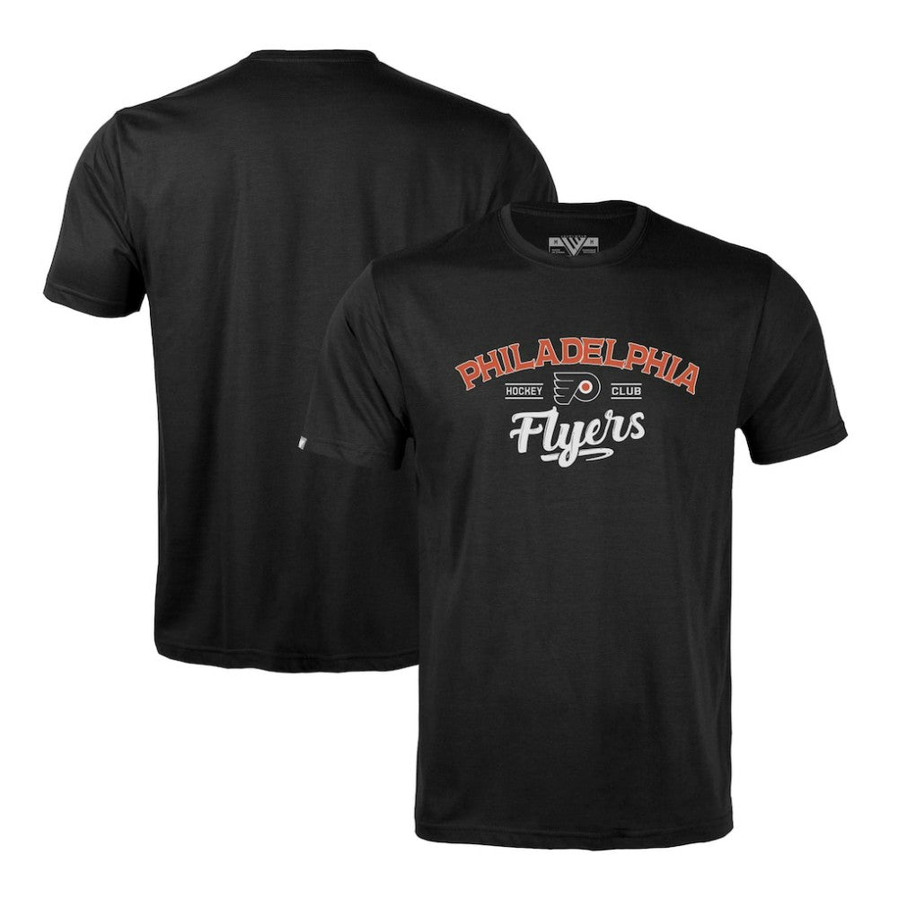Philadelphia Flyers Levelwear Richmond Ice Wall T-Shirt - Black T-shirts