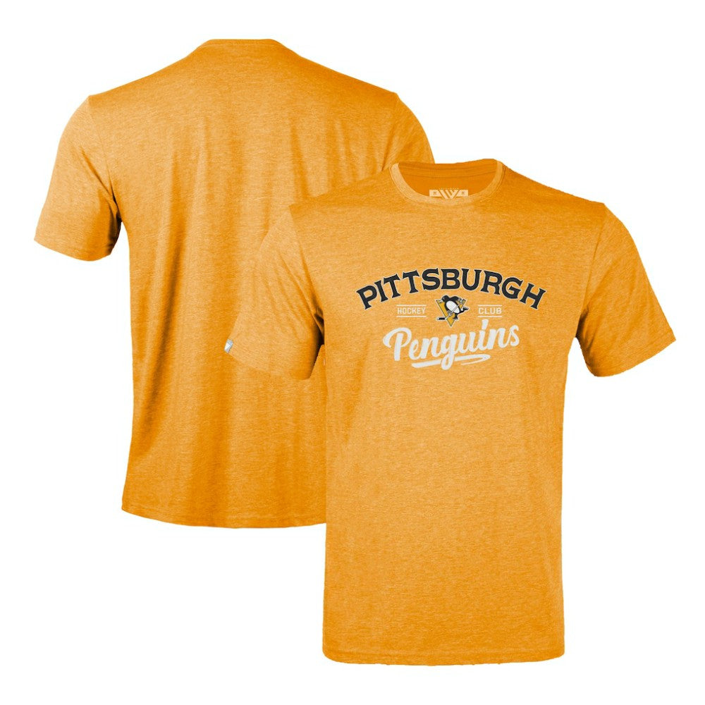 Pittsburgh Penguins Levelwear Richmond Ice Wall T-Shirt - Gold T-shirts
