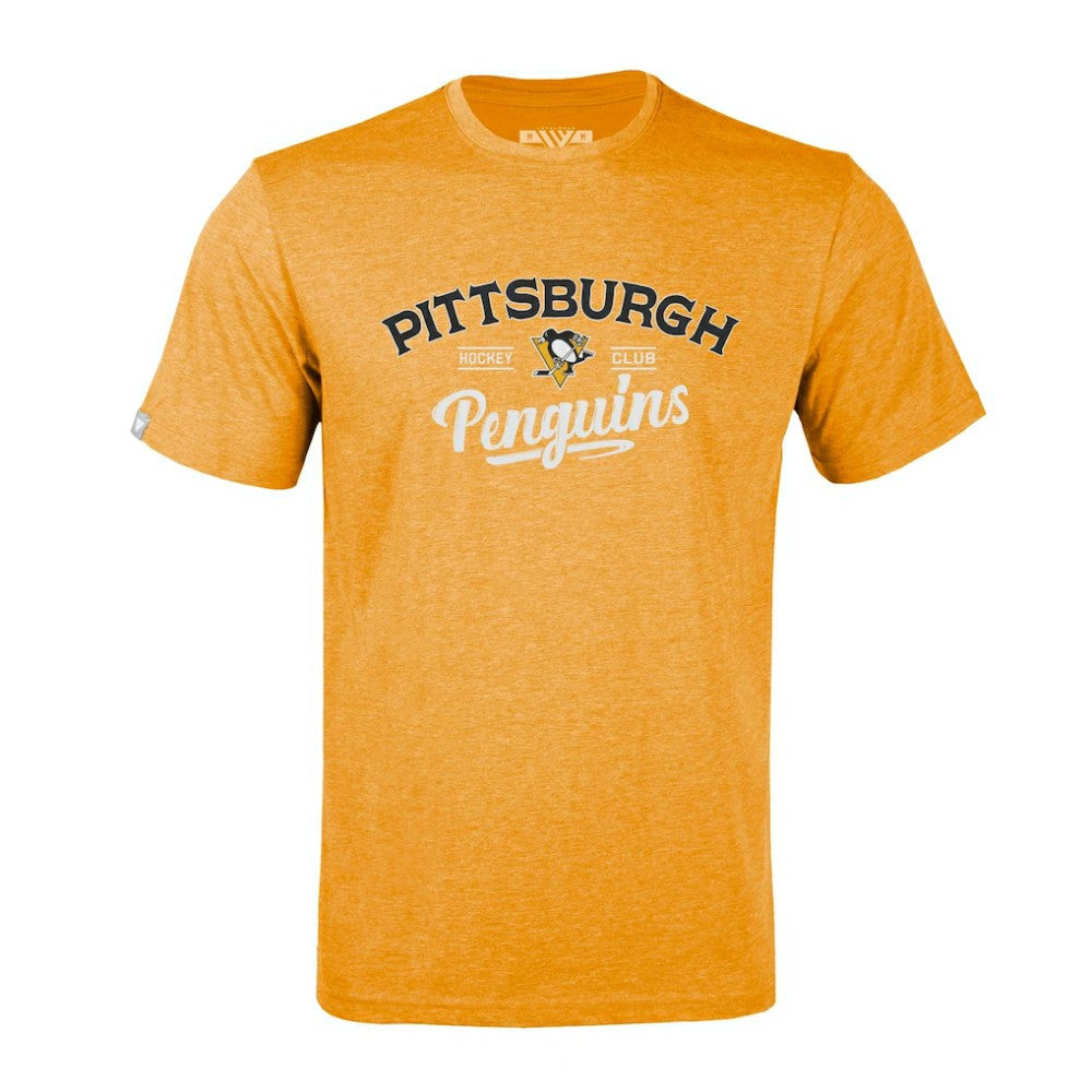 Pittsburgh Penguins Levelwear Richmond Ice Wall T-Shirt - Gold T-shirts
