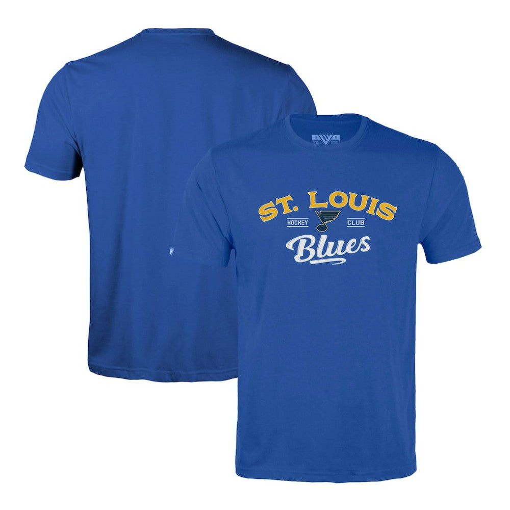 St. Louis Blues Levelwear Richmond Ice Wall T-Shirt - Blue T-shirts