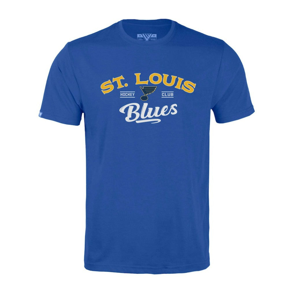 St. Louis Blues Levelwear Richmond Ice Wall T-Shirt - Blue T-shirts