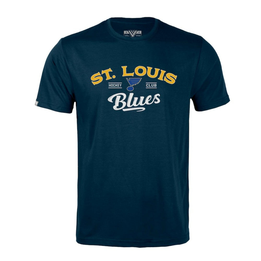 St. Louis Blues Levelwear Richmond Ice Wall T-Shirt - Navy T-shirts