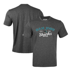 San Jose Sharks Levelwear Richmond Ice Wall T-Shirt - Gray T-shirts