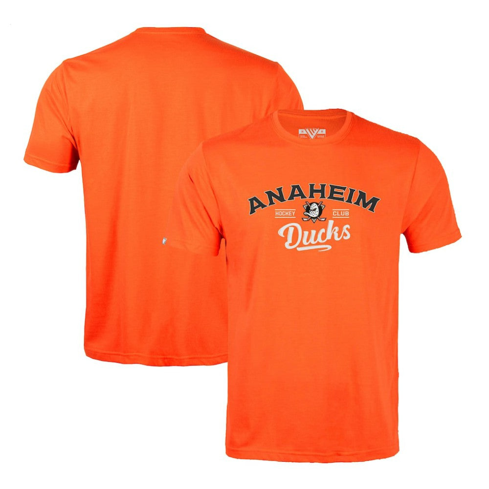 Anaheim Ducks Levelwear Richmond Ice Wall T-Shirt - Orange T-shirts