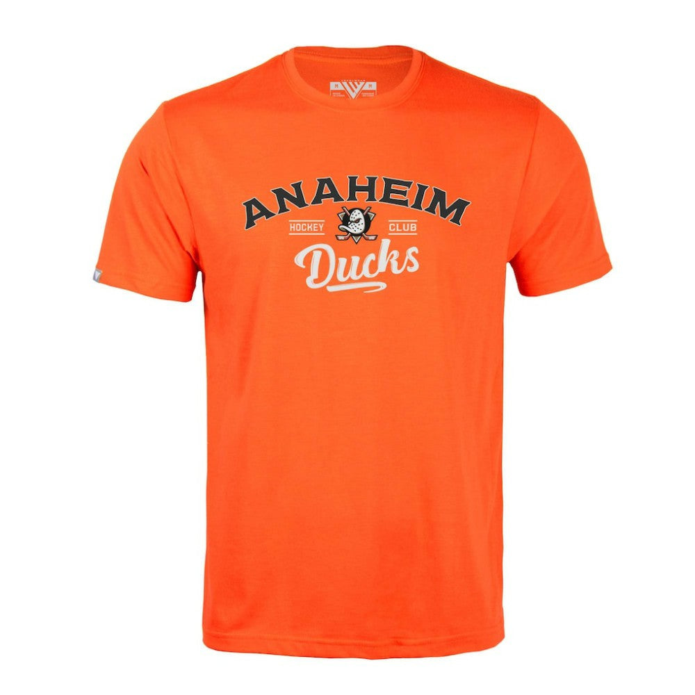 Anaheim Ducks Levelwear Richmond Ice Wall T-Shirt - Orange T-shirts