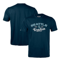 Seattle Kraken Levelwear Richmond Ice Wall T-Shirt - Deep Sea Blue T-shirts