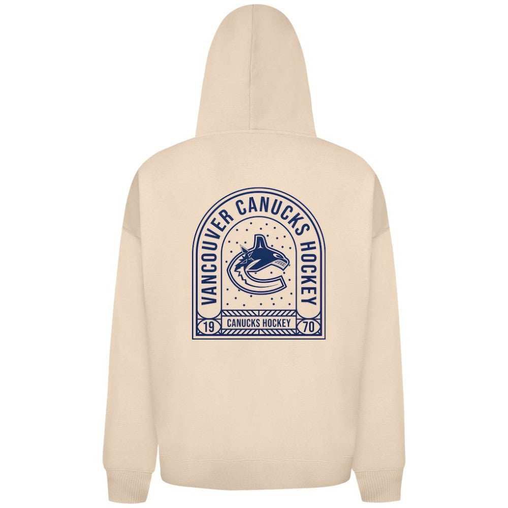 Vancouver Canucks Levelwear Uphill Stained Glass Full-Zip Hoodie Jacket - Khaki Hoodies