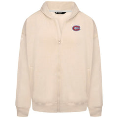 Montreal Canadiens Levelwear Uphill Stained Glass Full-Zip Hoodie Jacket - Khaki Hoodies
