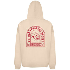 Ottawa Senators Levelwear Uphill Stained Glass Full-Zip Hoodie Jacket - Khaki Hoodies