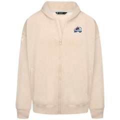 Colorado Avalanche Levelwear Uphill Stained Glass Full-Zip Hoodie Jacket - Khaki Hoodies