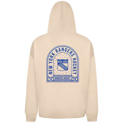 New York Rangers Levelwear Uphill Stained Glass Full-Zip Hoodie Jacket - Khaki Hoodies