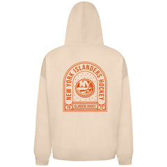 New York Islanders Levelwear Uphill Stained Glass Full-Zip Hoodie Jacket - Khaki Hoodies