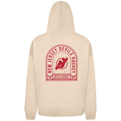 New Jersey Devils Levelwear Uphill Stained Glass Full-Zip Hoodie Jacket - Khaki Jerseys