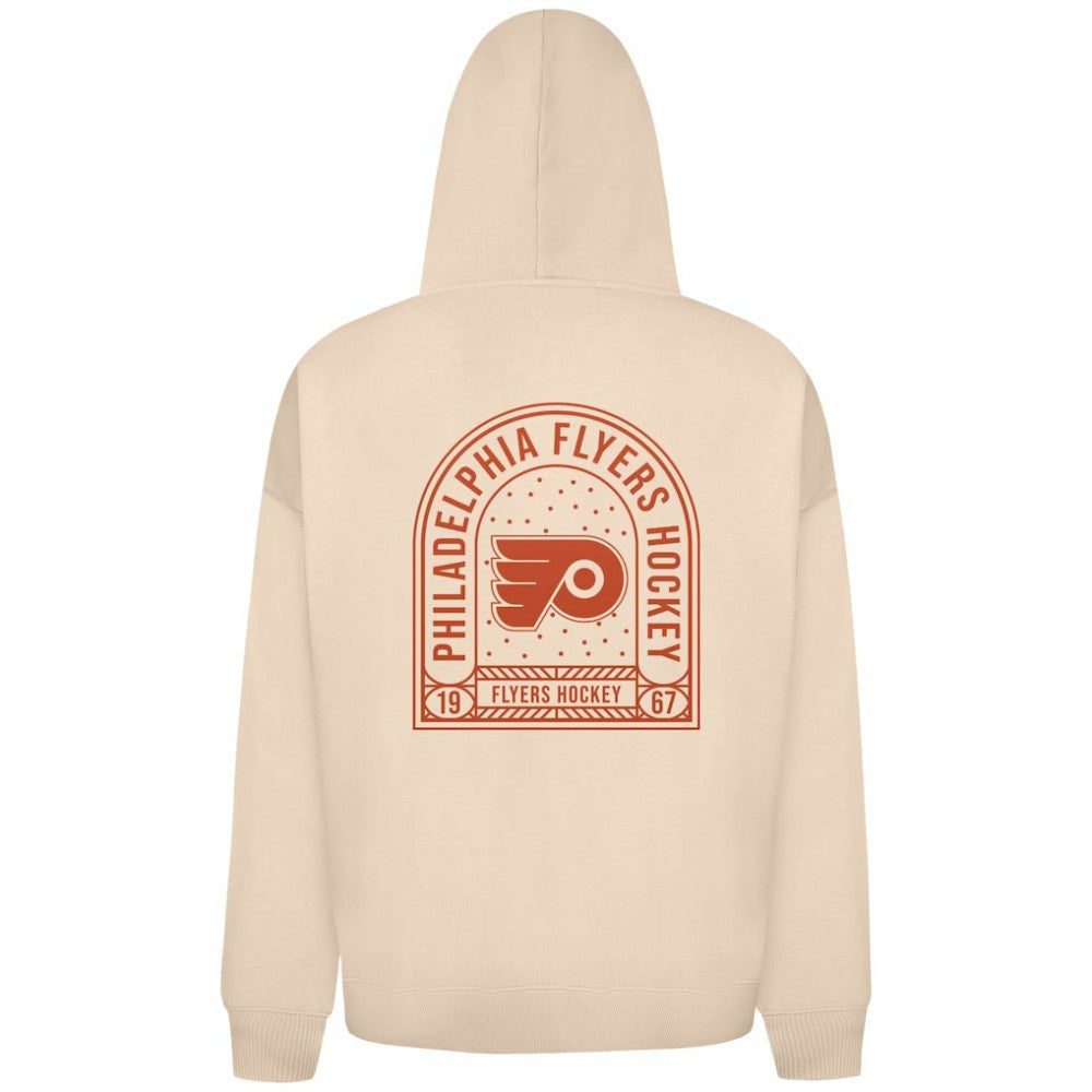 Philadelphia Flyers Levelwear Uphill Stained Glass Full-Zip Hoodie Jacket - Khaki Hoodies