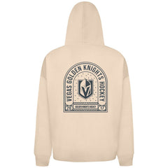 Vegas Golden Knights Levelwear Uphill Stained Glass Full-Zip Hoodie Jacket - Khaki Hoodies