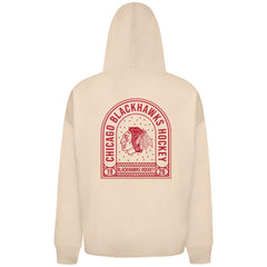 Chicago Blackhawks Levelwear Uphill Stained Glass Full-Zip Hoodie Jacket - Khaki Hoodies