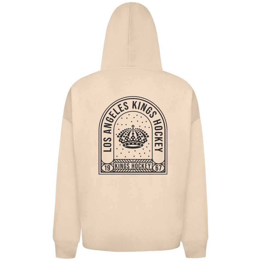 Los Angeles Kings Levelwear Uphill Stained Glass Full-Zip Hoodie Jacket - Khaki Hoodies