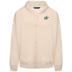 Dallas Stars Levelwear Uphill Stained Glass Full-Zip Hoodie Jacket - Khaki Hoodies