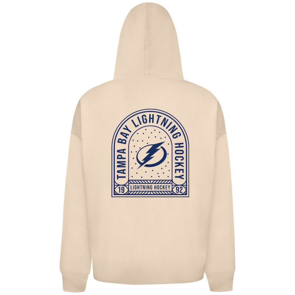 Tampa Bay Lightning Levelwear Uphill Stained Glass Full-Zip Hoodie Jacket - Khaki Hoodies