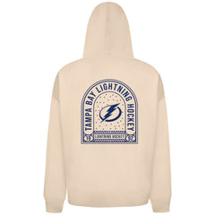 Tampa Bay Lightning Levelwear Uphill Stained Glass Full-Zip Hoodie Jacket - Khaki Hoodies