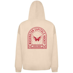 Washington Capitals Levelwear Uphill Stained Glass Full-Zip Hoodie Jacket - Khaki Hoodies