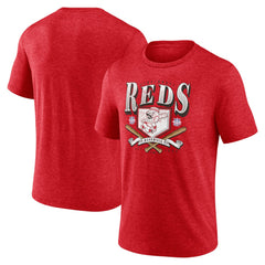 Cincinnati Reds Home Tri-Blend T-Shirt Red