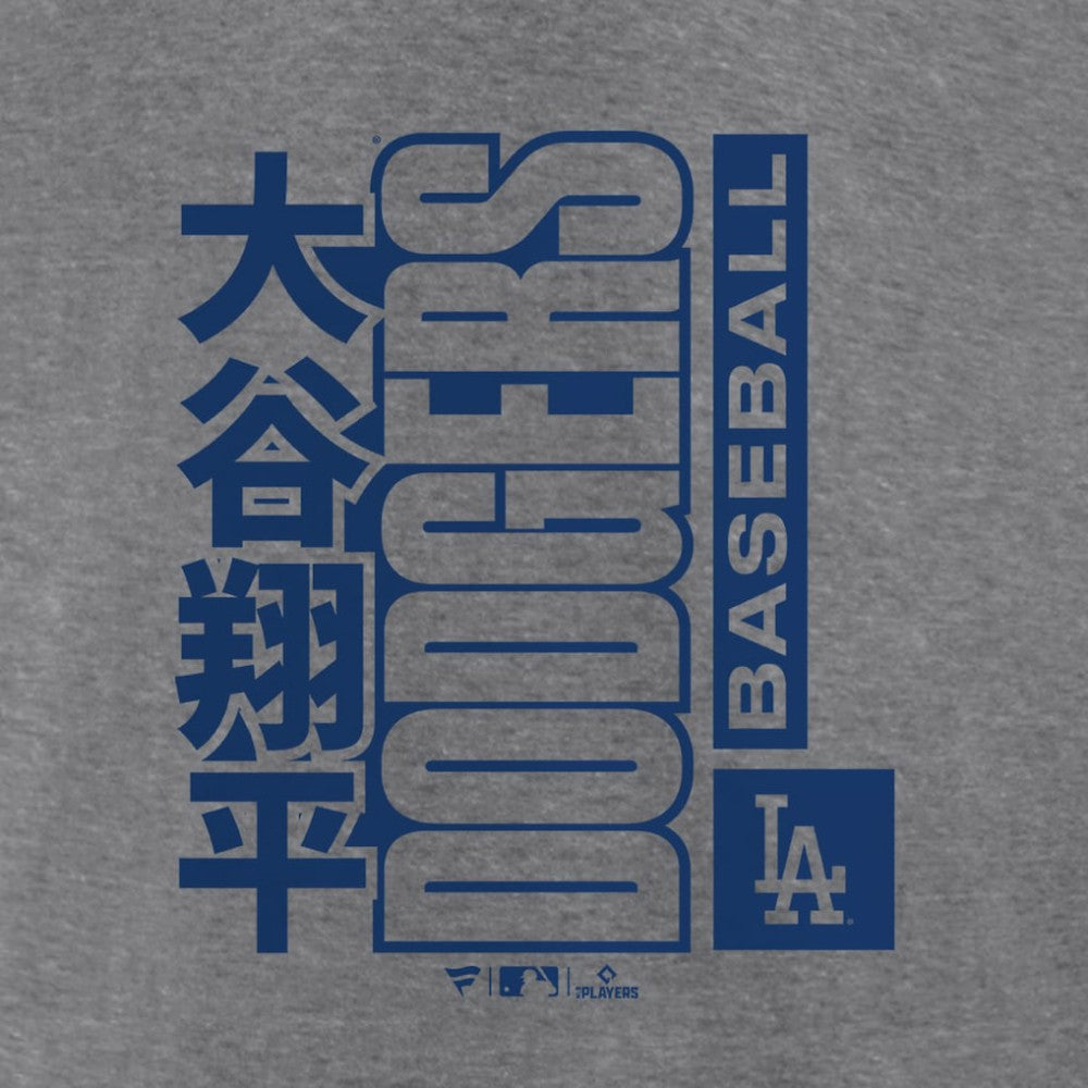 Shohei Ohtani Los Angeles Dodgers Tri-Blend T-Shirt Heather Gray