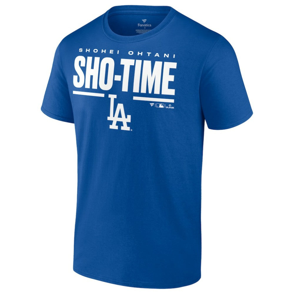 Shohei Ohtani Los Angeles Dodgers Sho-Time Horizontal T-Shirt Royal