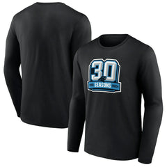 Carolina Panthers 30th Anniversary Long Sleeve T-Shirt - Black online